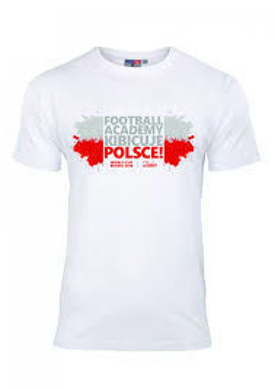 Obrazek Koszulka Football Academy kibicuje Polsce - damska
