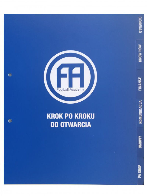 Obrazek Przekładki do segregatora Football Academy