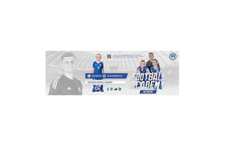 Obrazek Baner Football Academy 3mx1m