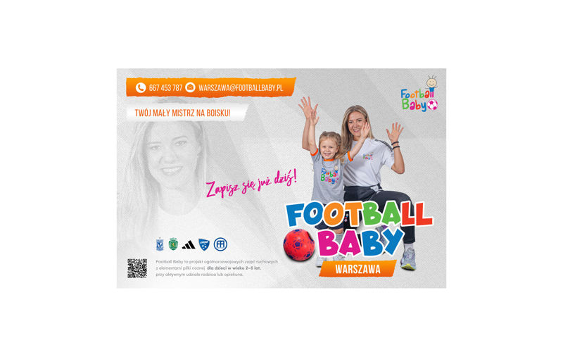 Obrazek Baner Football Baby 3mx2m