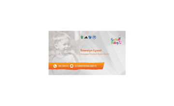 Pokaż szczegóły dla Wizytówki Football Baby Obrazek Wizytówki Football Baby