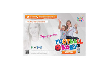 Pokaż szczegóły dla Baner Football Baby 3x2 m Obrazek Baner Football Baby 3x2 m