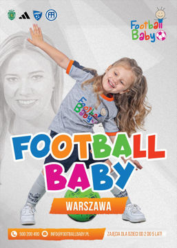 Pokaż szczegóły dla Ulotka A6 Football Baby Obrazek Ulotka A6 Football Baby