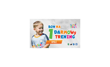 Pokaż szczegóły dla Bon na darmowy trening Football Baby Obrazek Bon na darmowy trening Football Baby