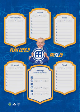 Pokaż szczegóły dla Plan lekcji Football Academy Obrazek Plan lekcji Football Academy