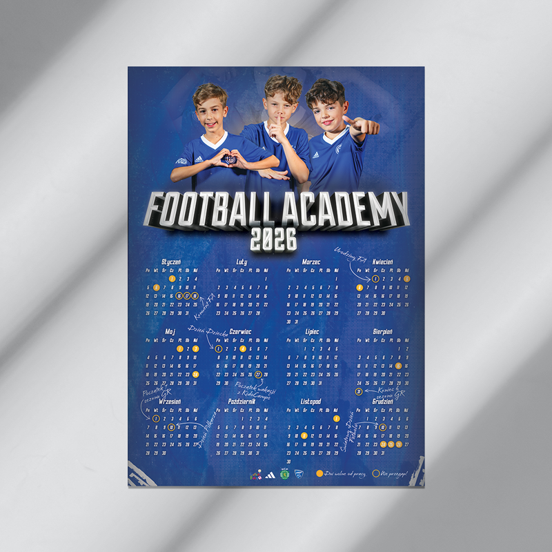Obrazek Kalendarz ścienny Football Academy