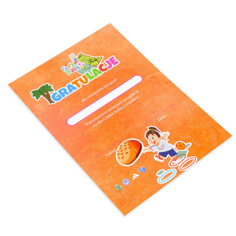 Picture of Dyplom "Niezwykłej Spryciuli" Football Baby