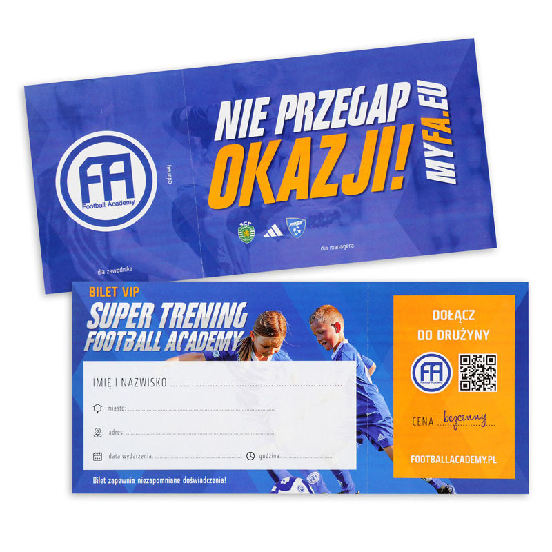 Obrazek Zaproszenie na trening Football Academy
