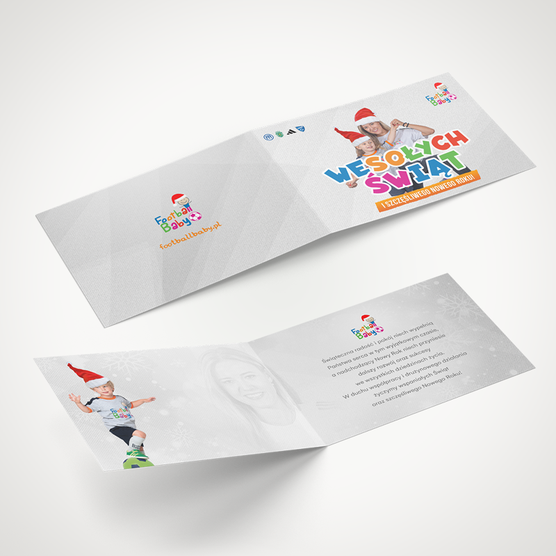 Obrazek Kartka świąteczna Football Baby